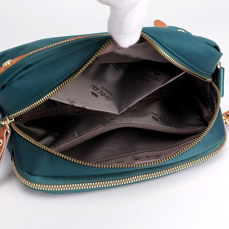 Solid-color Nylon Crossbody Womens Shoulder Bag