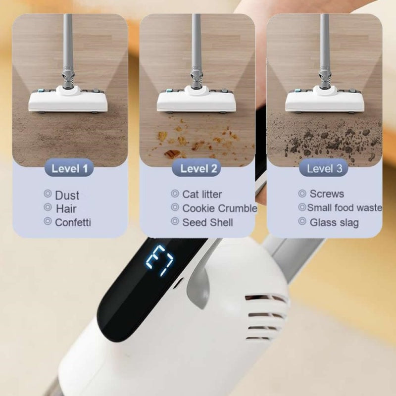 Cordless Vacuum Cleaner, Up To 30Kpa And 30Mins Vacuum And Mop Combo For Home Hardwood Floor Pet Hair Carpet