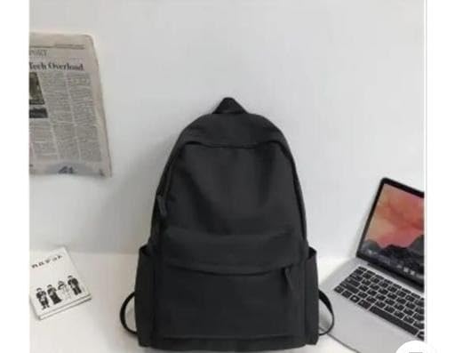 Waterproof Casual Backpack for Girls & Women Stylish Trendy School and College Bag 17" x 12" Durable Daily Use Black