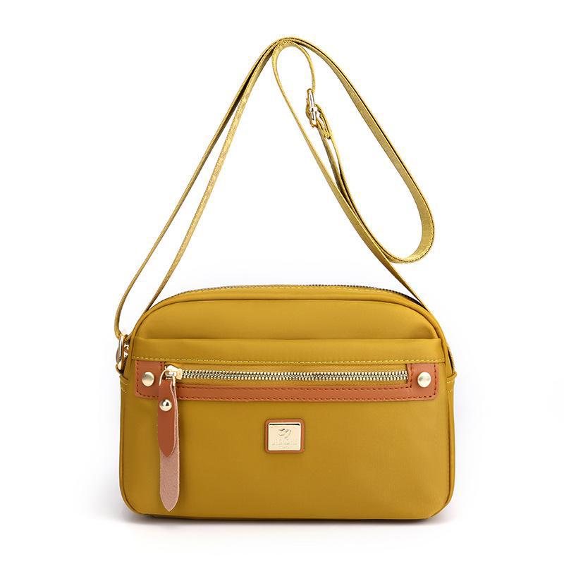 Solid-color Nylon Crossbody Womens Shoulder Bag