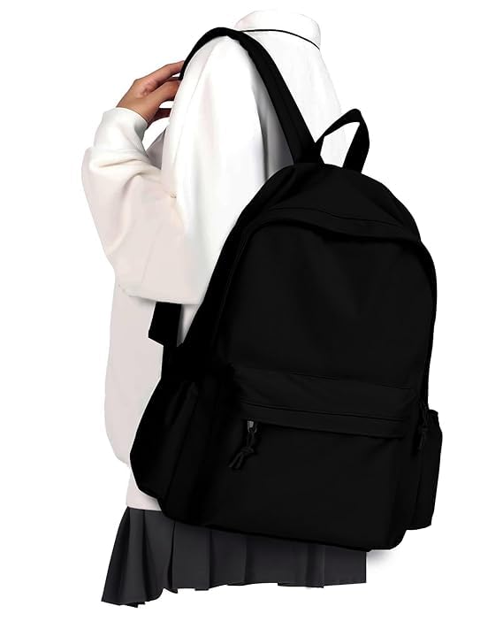 Midnight Anti-Theft College Bag for Girls Boys Man Women | 15.6 inch Laptop Trendy School Collage Backpack Bags for Men Office use with Anti Theft Pocket & Small Pockets Inside