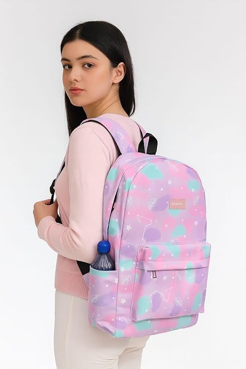Midnight Anti-Theft College Bag for Girls Boys Man Women | 15.6 inch Laptop Trendy School Collage Backpack Bags for Men Office use with Anti Theft Pocket & Small Pockets Inside