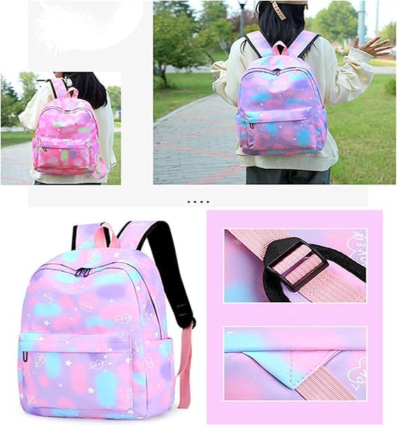 Midnight Anti-Theft College Bag for Girls Boys Man Women | 15.6 inch Laptop Trendy School Collage Backpack Bags for Men Office use with Anti Theft Pocket & Small Pockets Inside