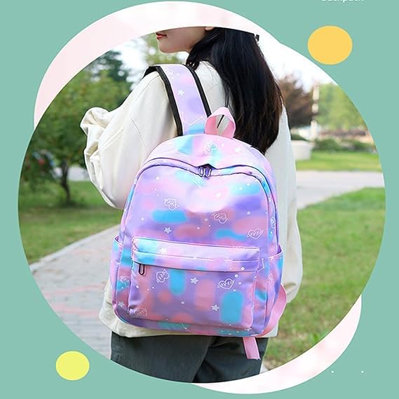 Midnight Anti-Theft College Bag for Girls Boys Man Women | 15.6 inch Laptop Trendy School Collage Backpack Bags for Men Office use with Anti Theft Pocket & Small Pockets Inside