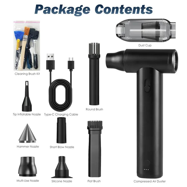 Compressed Air Duster Brushless Motor 250000RPM Stepless Variable