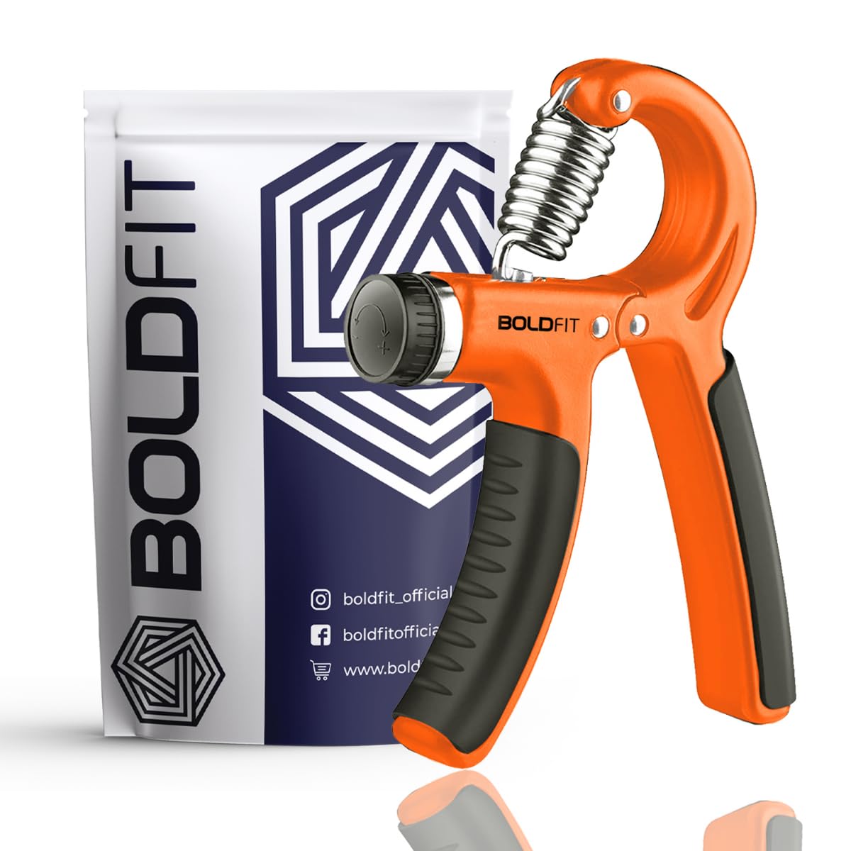 Boldfit Hand Gripper for Men & Women Hand Grip Strengthener for Forearm, Wrist & Finger Workout Fitness Equipment for Home & Gym Training