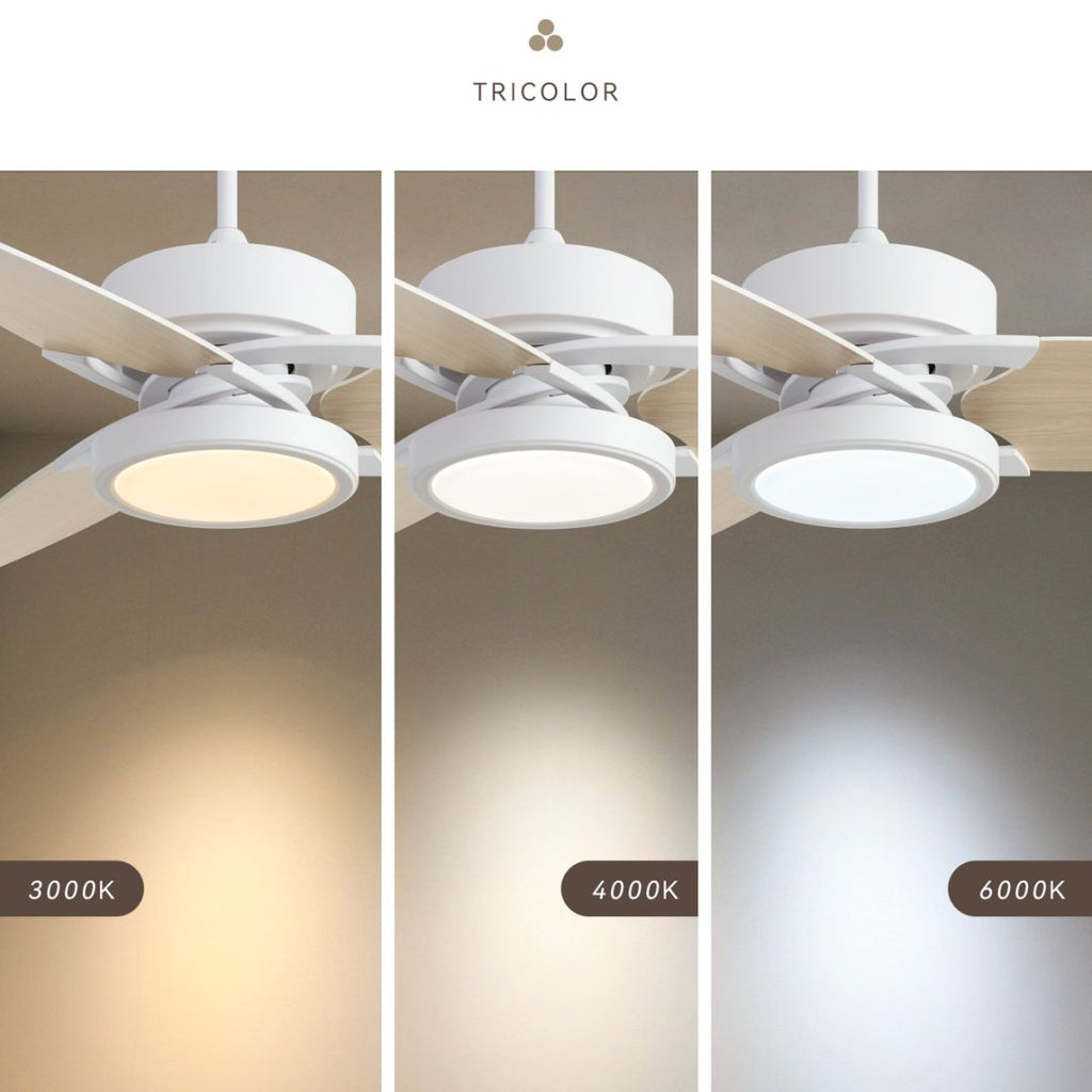 Light Pro 52 In. LED Indoor White Smart Ceiling Fan With Remote Control