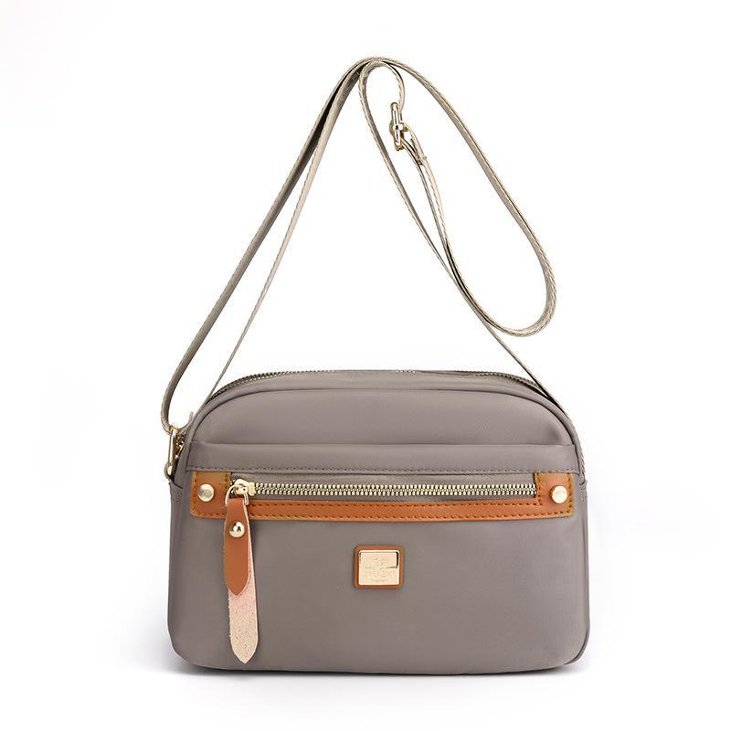 Solid-color Nylon Crossbody Womens Shoulder Bag