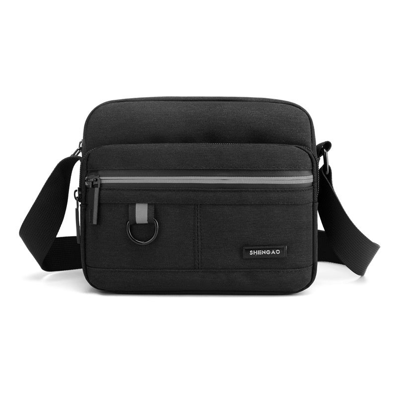 Men's Business Oxford Cloth Shoulder Simple Casual Large-Capacity Crossbody Bag