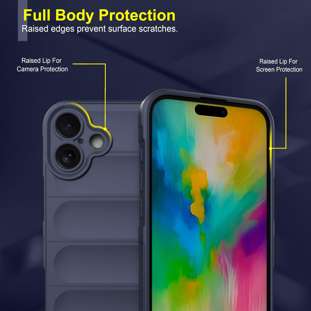 amazon basics Back Case Cover for iPhone 16 Plus | Compatible for iPhone 16 Plus Back Cover | Scratch-Resistant Back Cover | Clear