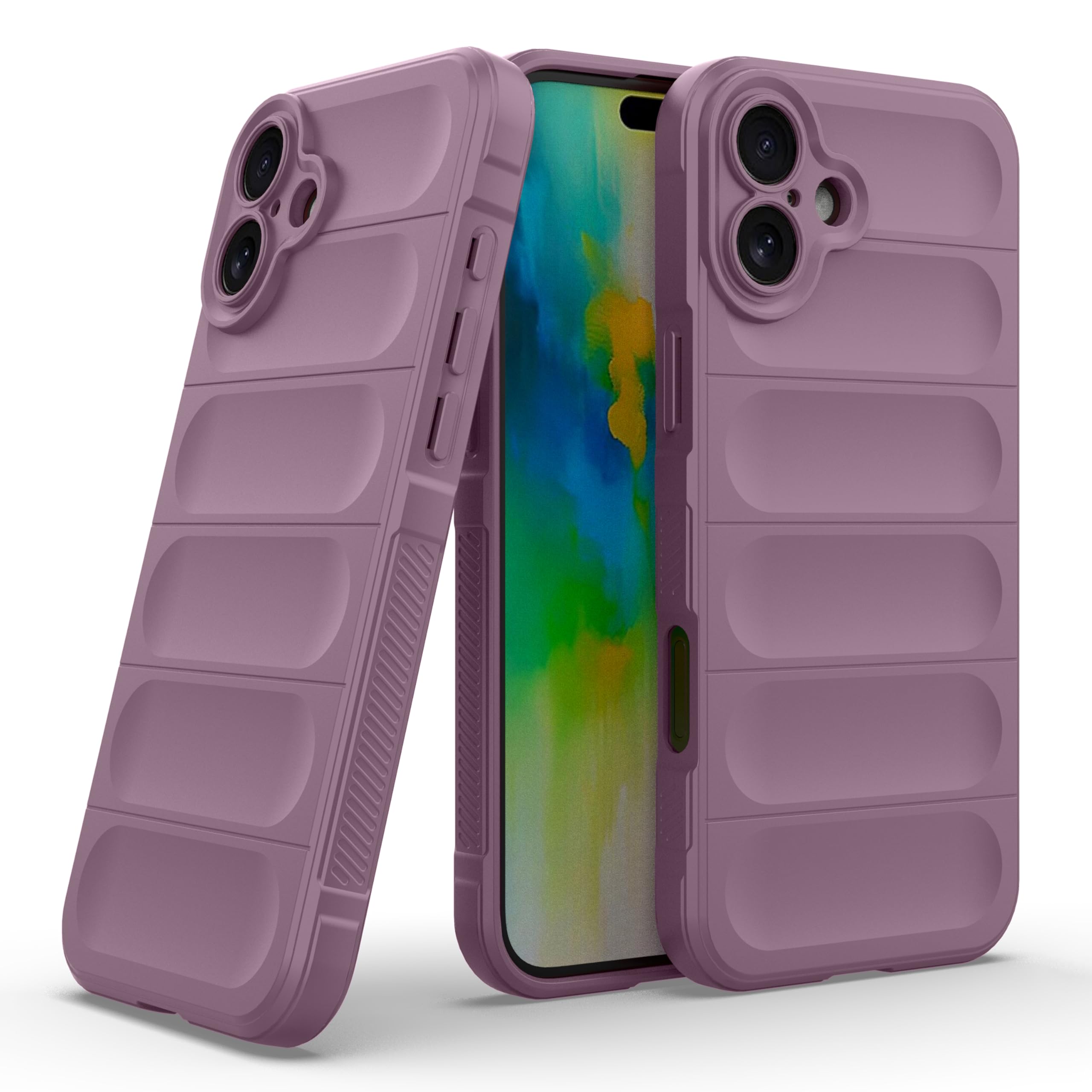 amazon basics Back Case Cover for iPhone 16 Plus | Compatible for iPhone 16 Plus Back Cover | Scratch-Resistant Back Cover | Clear