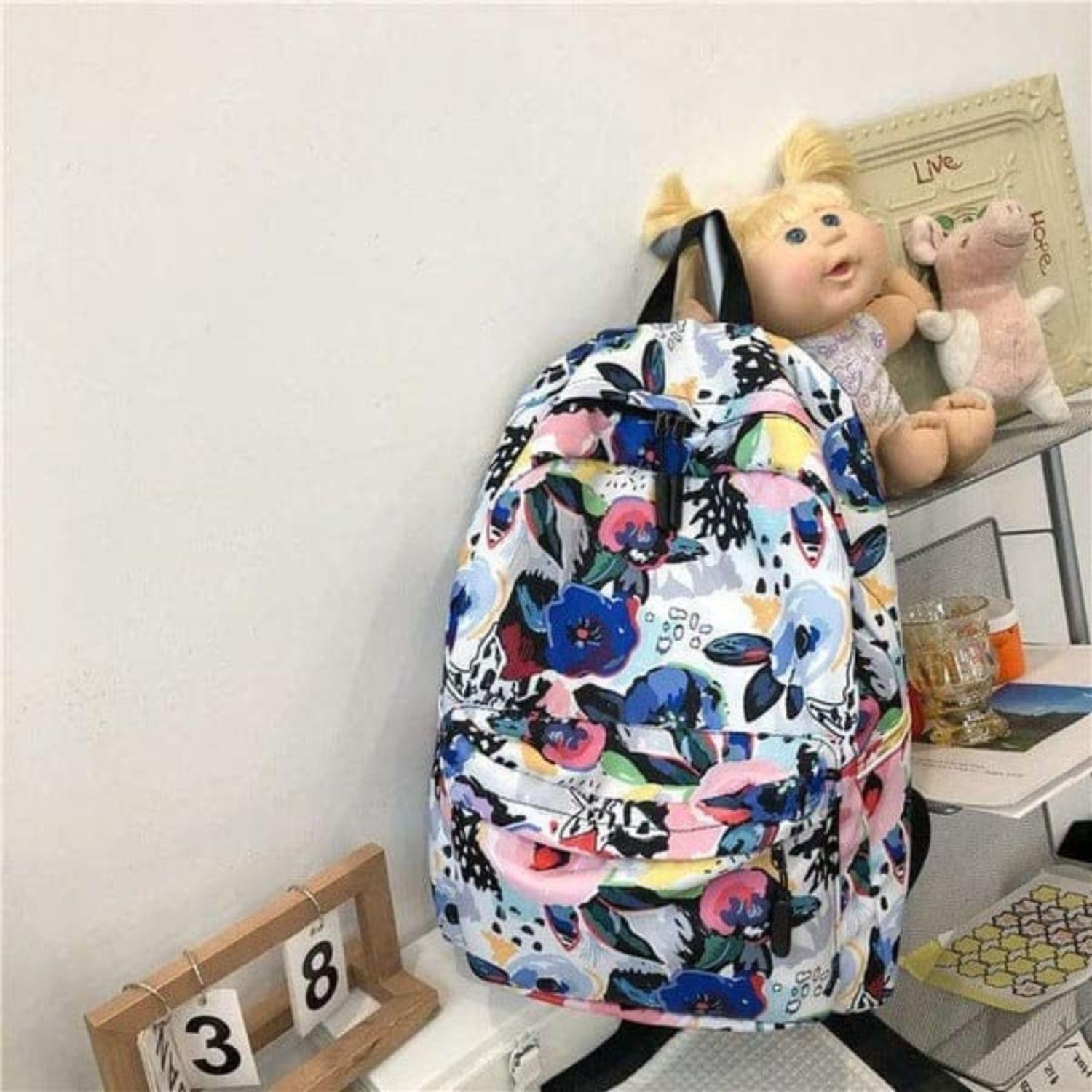 MELVIS 20L Water Resistant Backpack with Bottle Compartment | Lightweight Travel & School Bag for Men, Women & College Students | Trendy Laptop Backpack for Daily Use