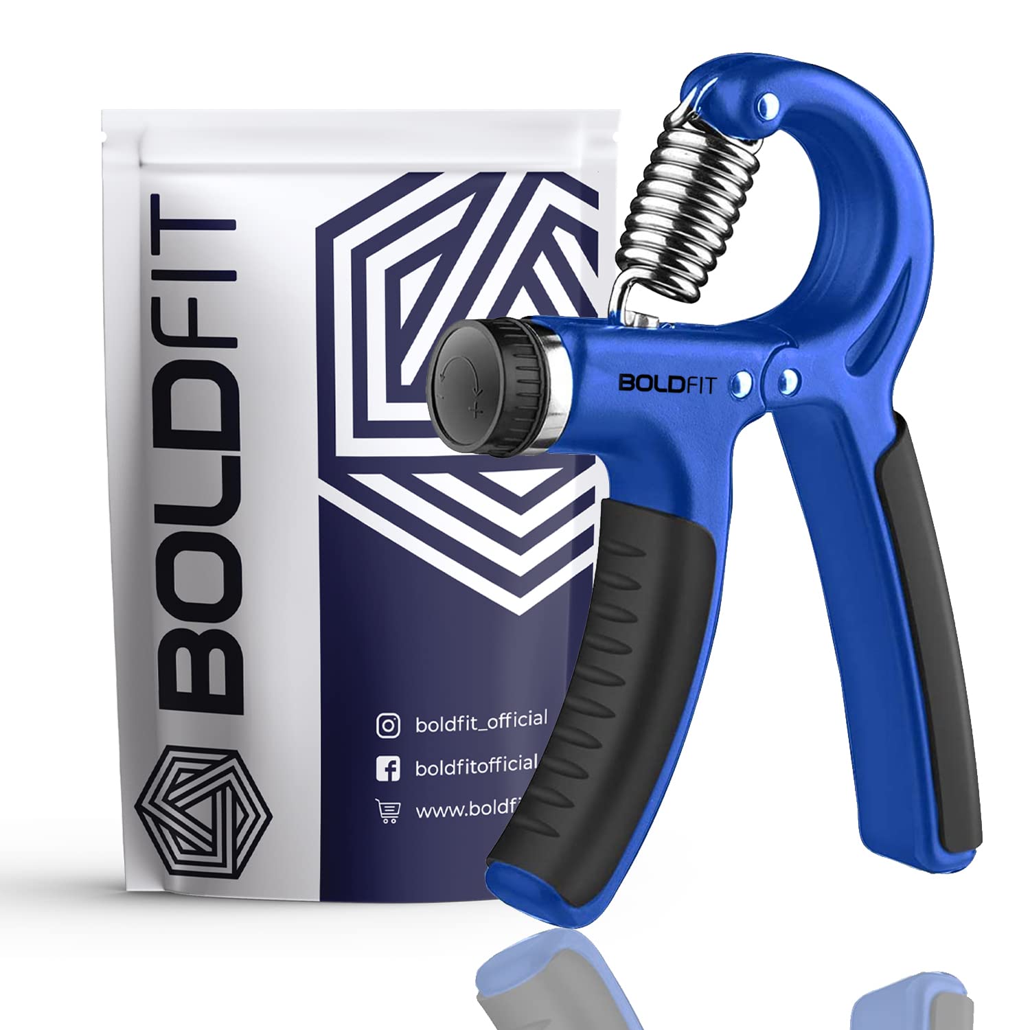 Boldfit Hand Gripper for Men & Women Hand Grip Strengthener for Forearm, Wrist & Finger Workout Fitness Equipment for Home & Gym Training