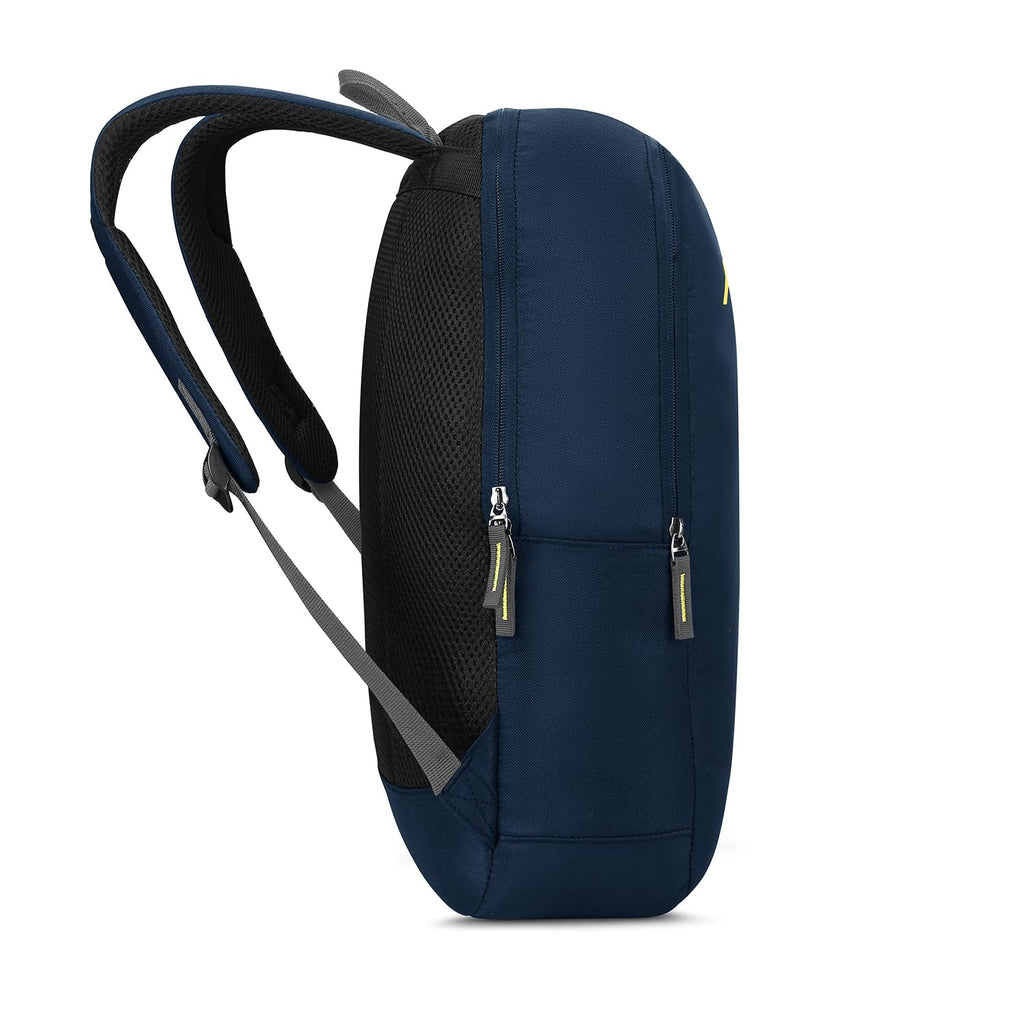 Aristocrat Nova 15L Laptop Backpack for Men & Women with Bottle Pocket | Padded Shoulder Straps, Multi Compartments