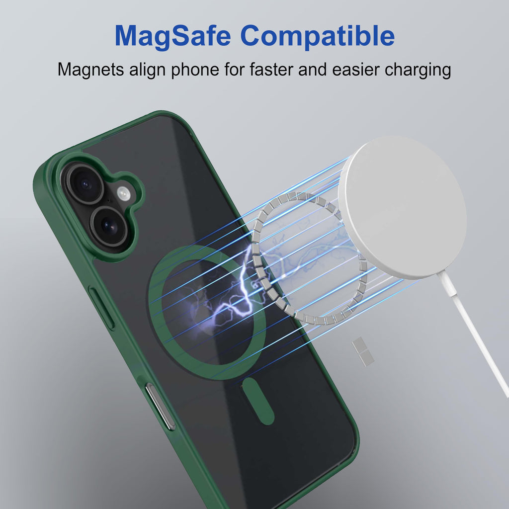 amazon basics Back Case Cover for iPhone 16 Plus | Compatible for iPhone 16 Plus Back Cover | Scratch-Resistant Back Cover | Clear
