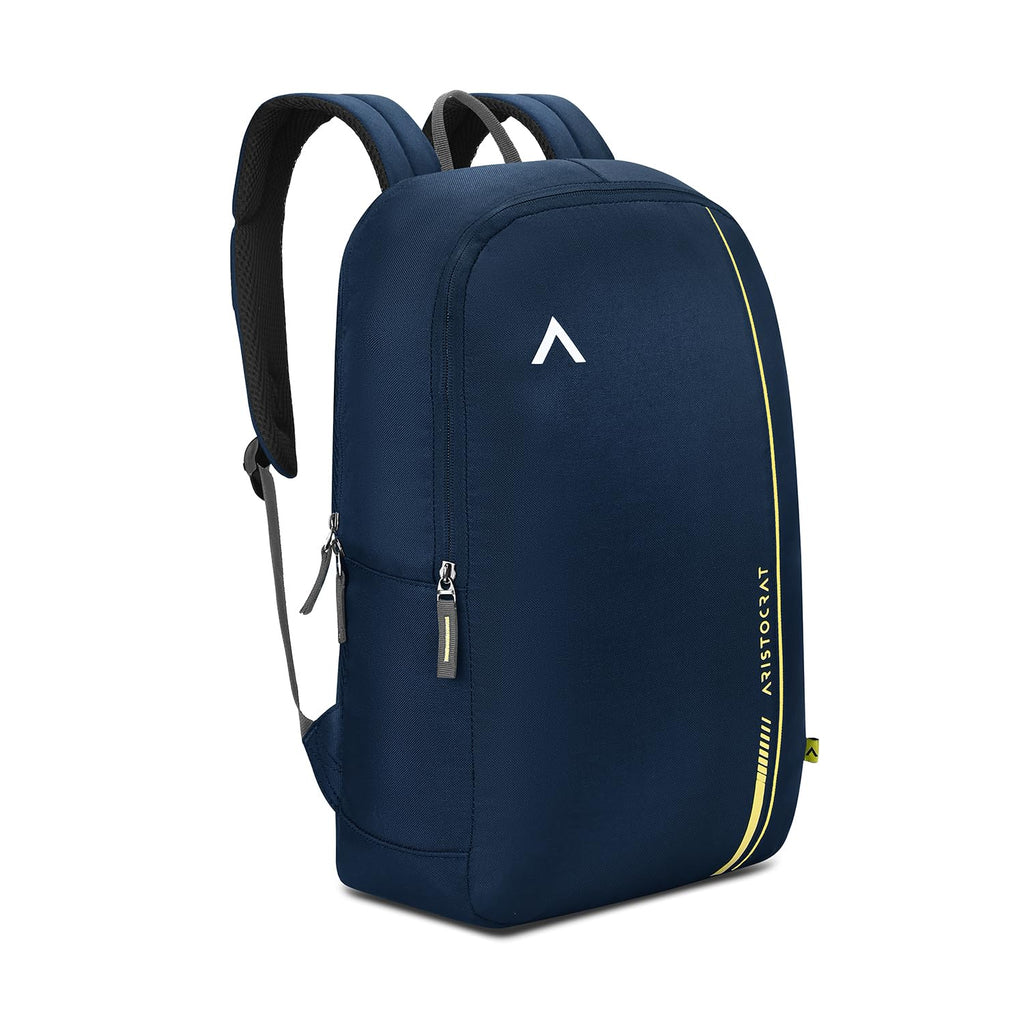 Aristocrat Nova 15L Laptop Backpack for Men & Women with Bottle Pocket | Padded Shoulder Straps, Multi Compartments