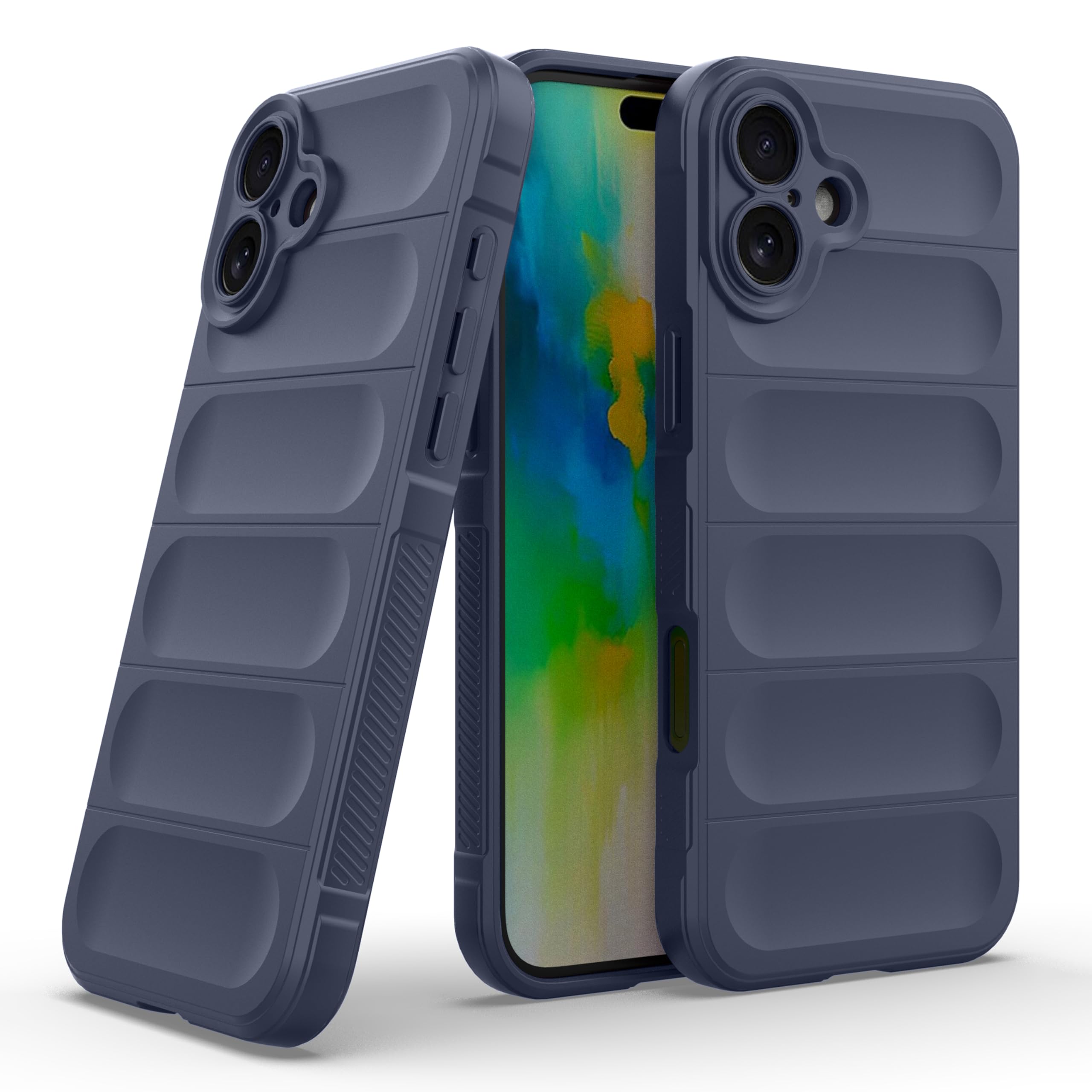 amazon basics Back Case Cover for iPhone 16 Plus | Compatible for iPhone 16 Plus Back Cover | Scratch-Resistant Back Cover | Clear