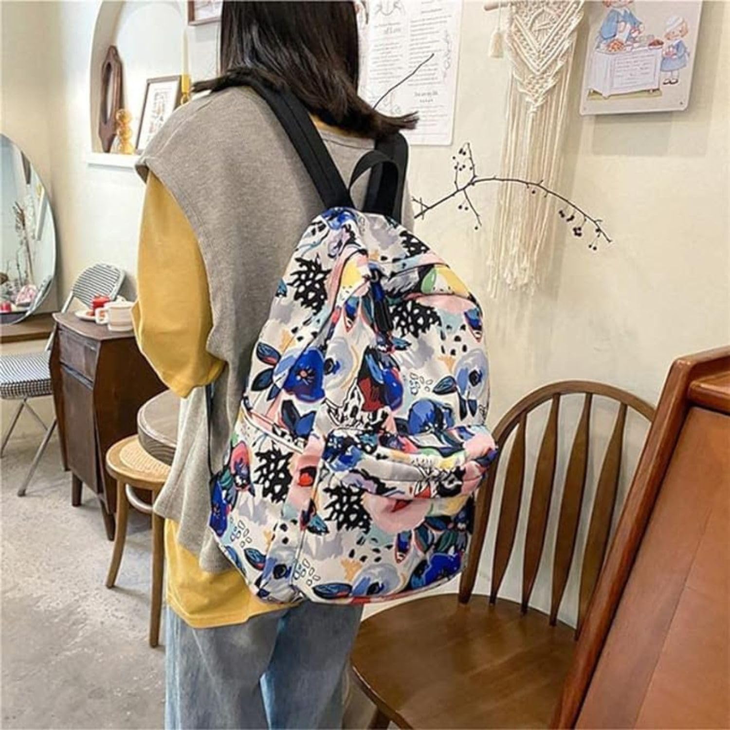 MELVIS 20L Water Resistant Backpack with Bottle Compartment | Lightweight Travel & School Bag for Men, Women & College Students | Trendy Laptop Backpack for Daily Use