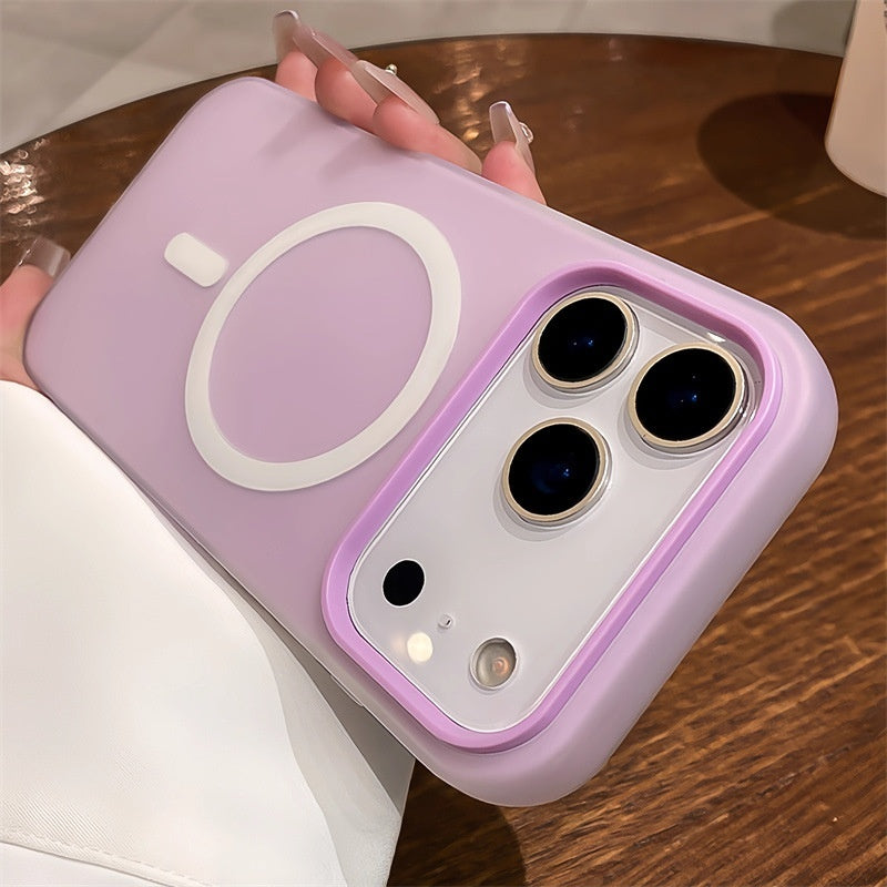 Suitable For 17 Pro Max Phone Case  Jelly Magnetic Two in one Frosted Simple Drop proof