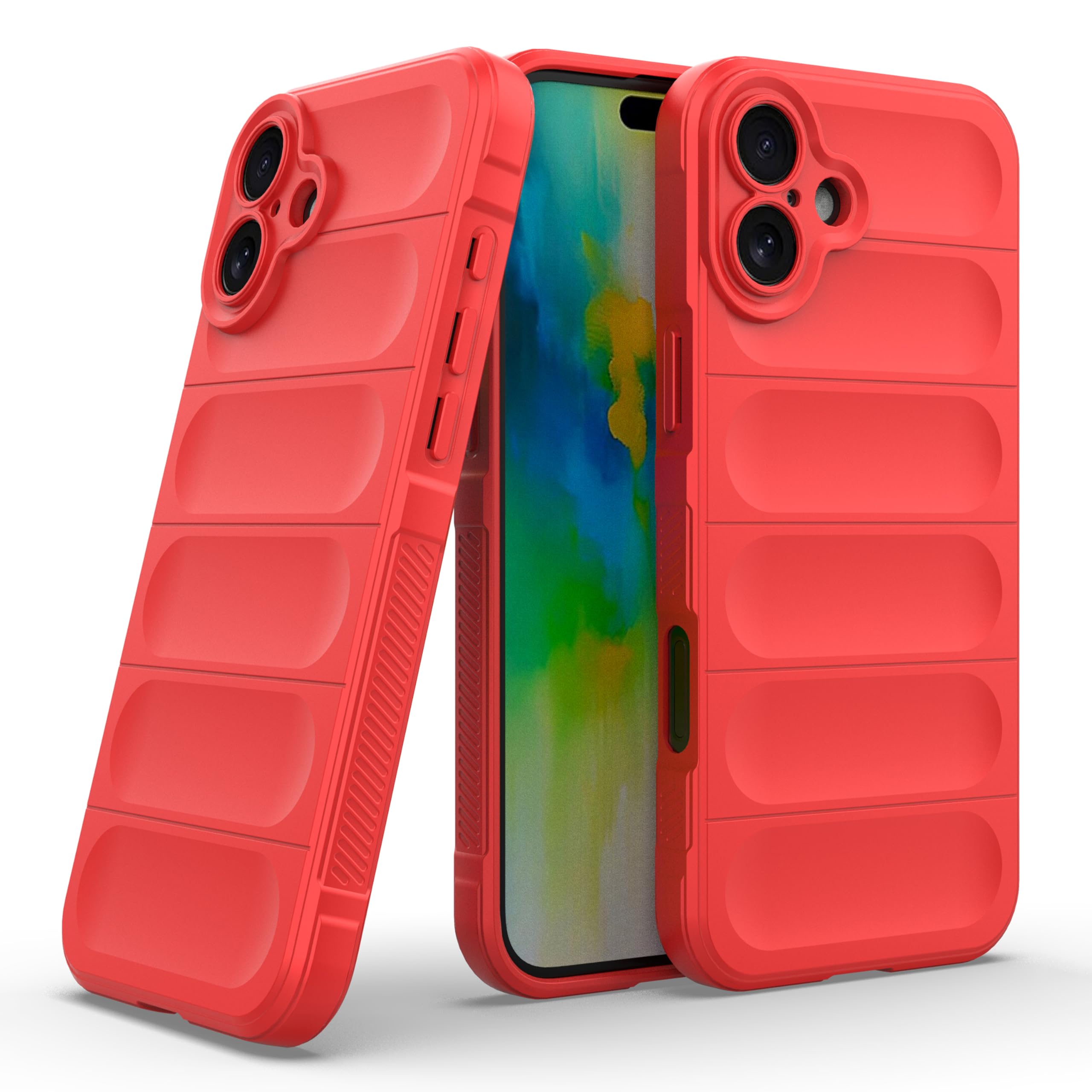amazon basics Back Case Cover for iPhone 16 Plus | Compatible for iPhone 16 Plus Back Cover | Scratch-Resistant Back Cover | Clear