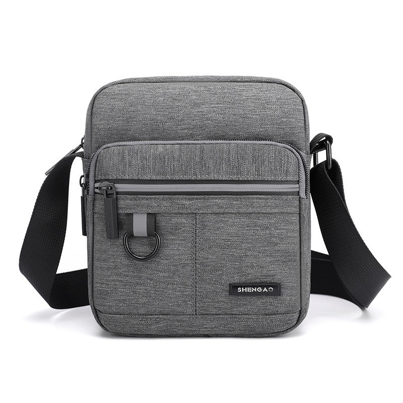 Men's Business Oxford Cloth Shoulder Simple Casual Large-Capacity Crossbody Bag