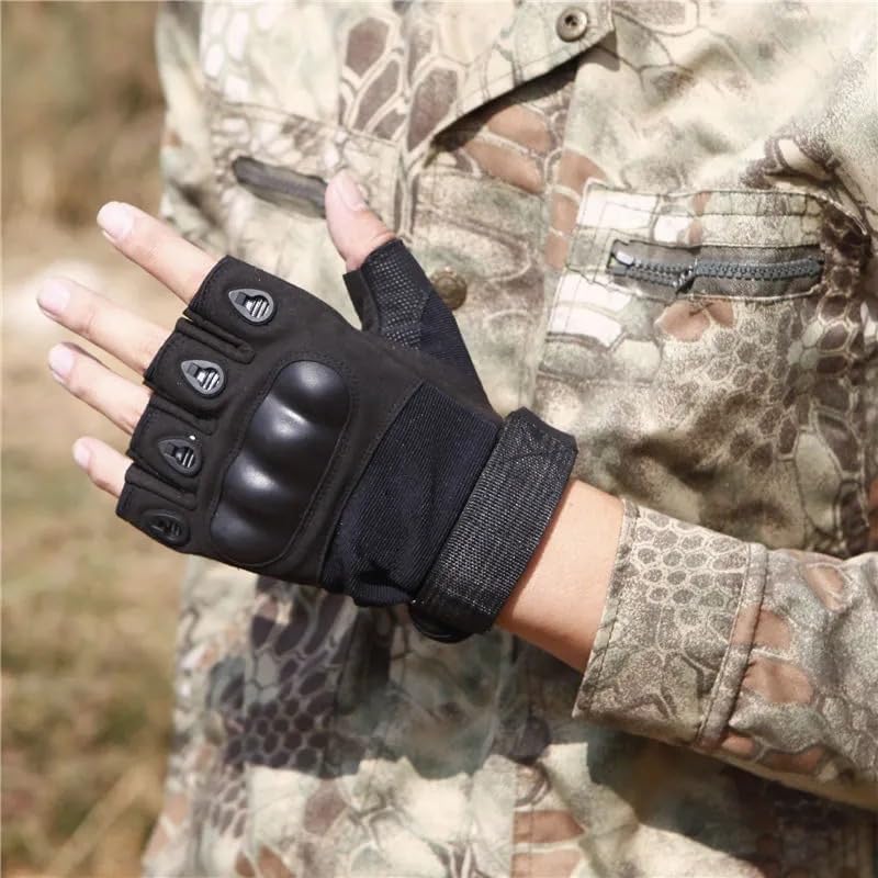 Anti-Slip Gloves, Outdraw, Appearance, Reduces Palm Thickening, Machine Work, Half Finger Hard Dain, Heat Retention,