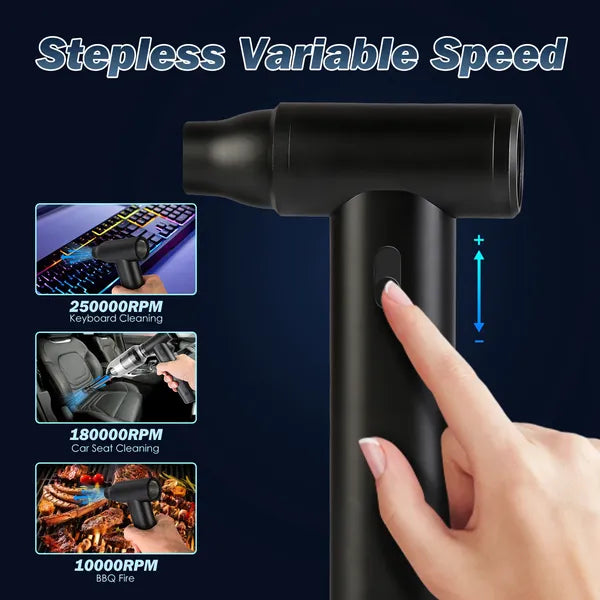 Compressed Air Duster Brushless Motor 250000RPM Stepless Variable