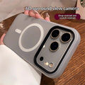 Suitable For 17 Pro Max Phone Case  Jelly Magnetic Two in one Frosted Simple Drop proof
