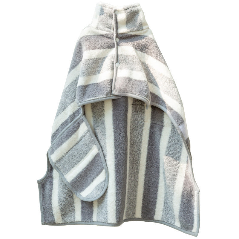 Extra Large Water Absorbing Quick Drying Dog Bathrobe