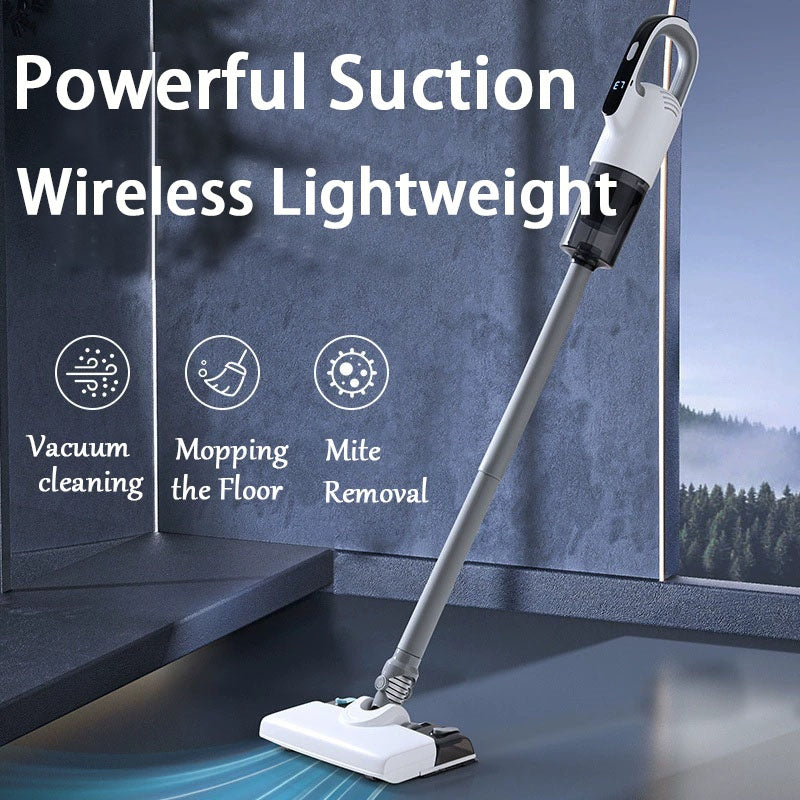 Cordless Vacuum Cleaner, Up To 30Kpa And 30Mins Vacuum And Mop Combo For Home Hardwood Floor Pet Hair Carpet