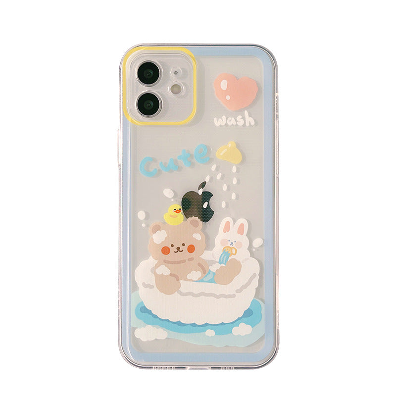 Fresh And Cute 17-Inch Compatible 16-Inch All-Covering Silicone Phone Case